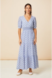 Aspiga Blue Billie Short Sleeve Dress - Image 1 of 6