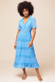 Aspiga Blue Viola Organic Cotton Dress - Image 1 of 5