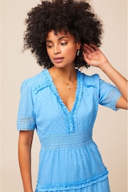 Aspiga Blue Viola Organic Cotton Dress - Image 3 of 5