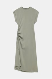 Mint Velvet Green Jersey Tie Midi Dress - Image 3 of 4