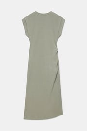 Mint Velvet Green Jersey Tie Midi Dress - Image 4 of 4