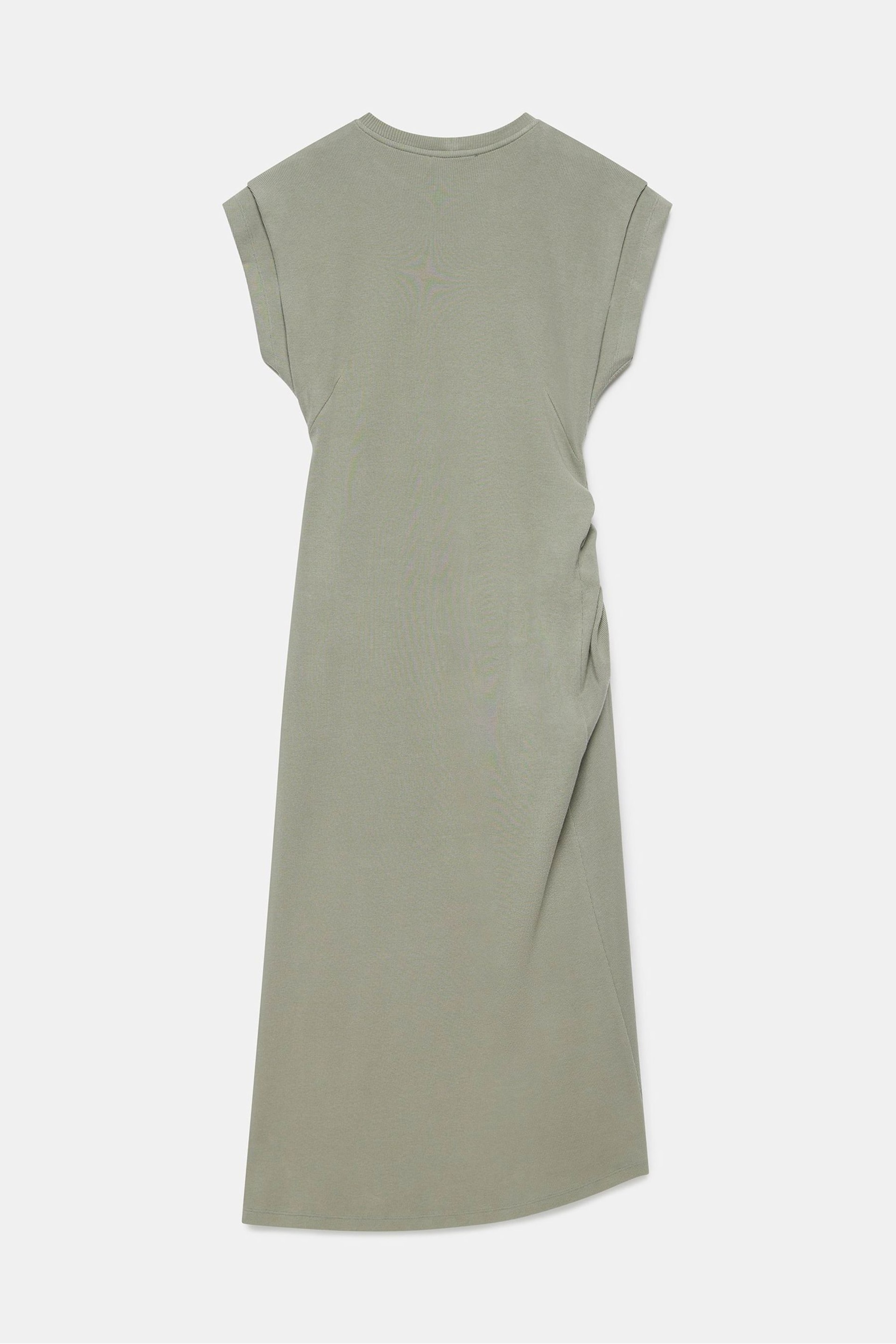 Mint Velvet Green Jersey Tie Midi Dress - Image 4 of 4