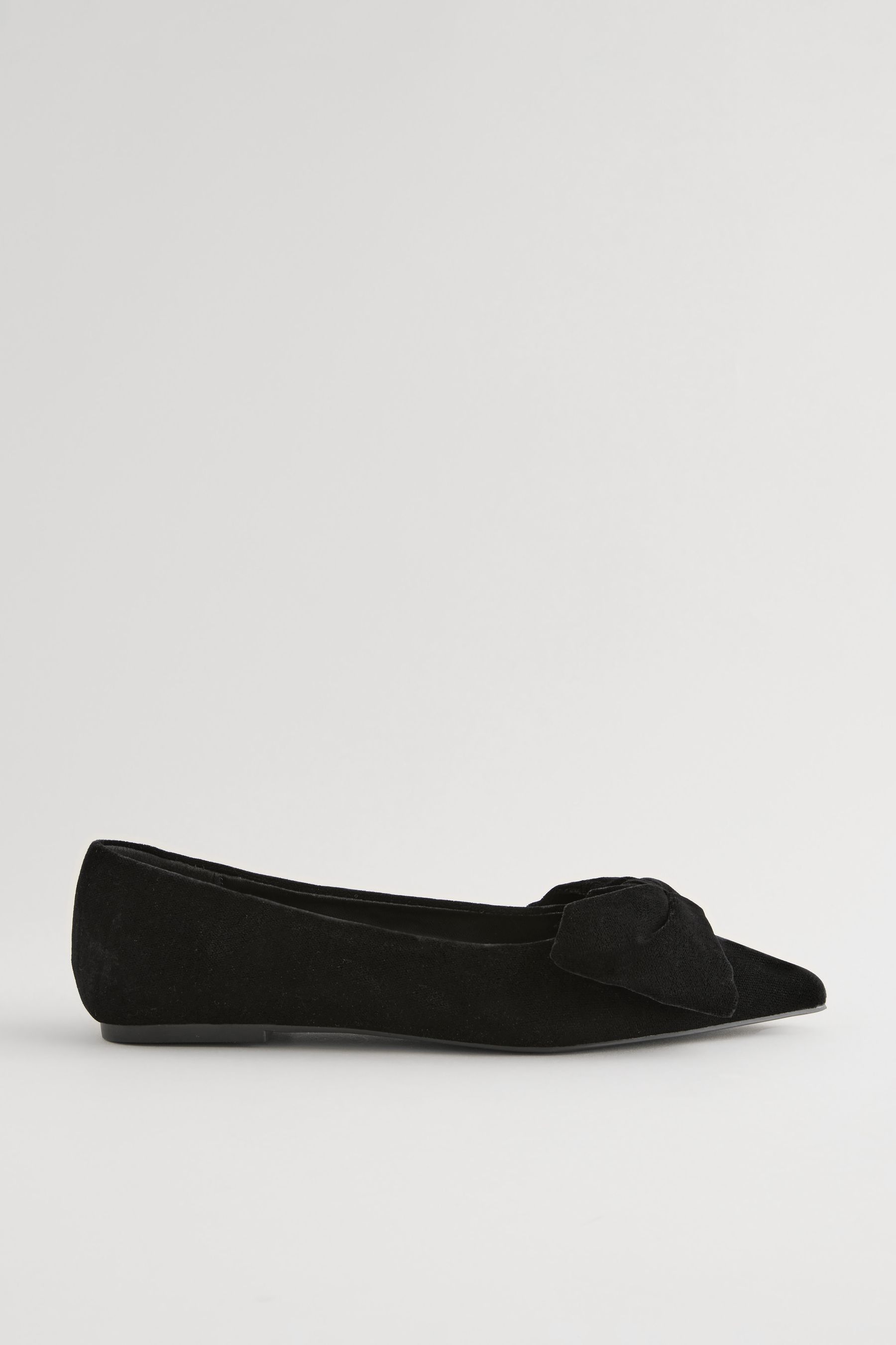 Velvet flat shoes women's store
