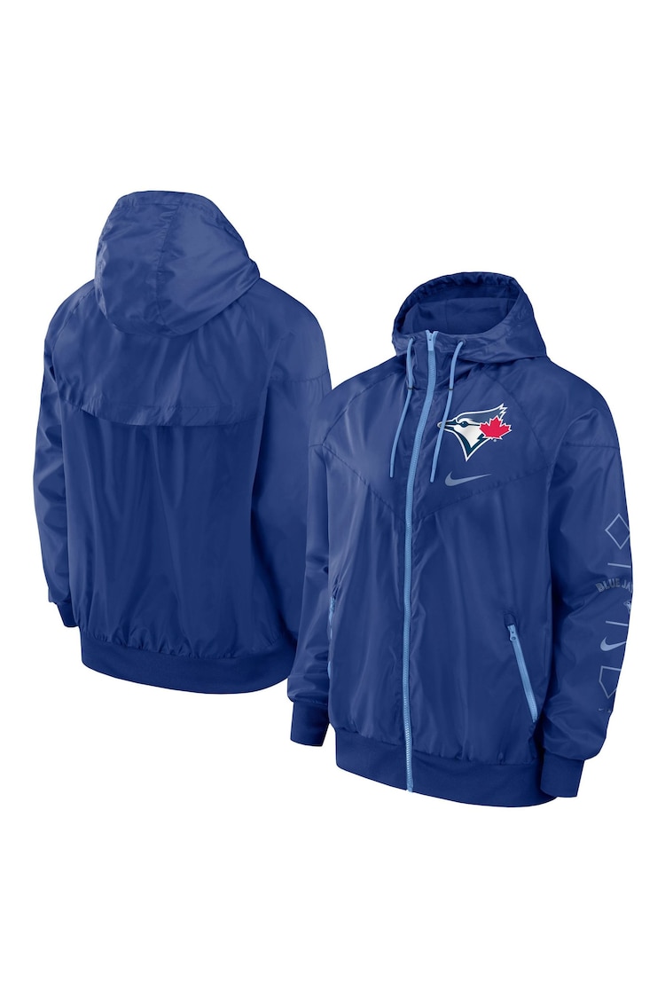 Fanatics MLB Toronto Blue Jays Team Runner Windrunner Jacket - Image 1 of 3