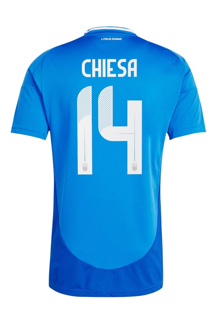 adidas Blue Italy Home 2024 T-shirts - Image 3 of 3