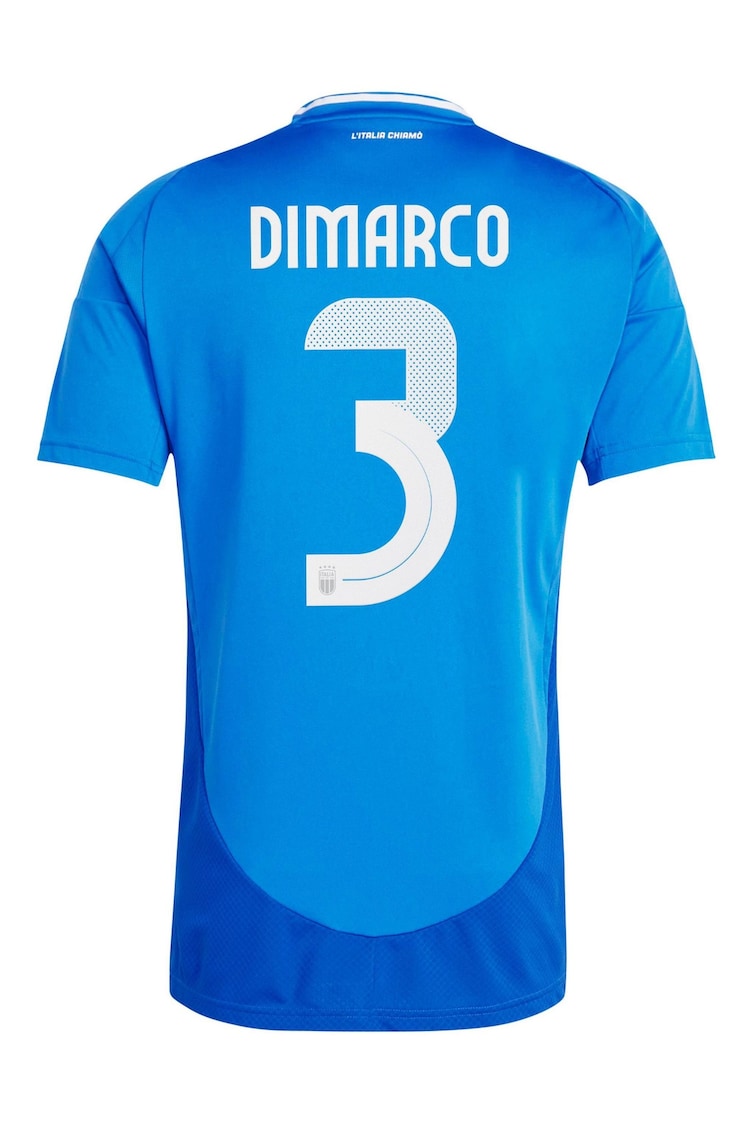 adidas Blue Italy Home 2024 T-shirts - Image 3 of 3