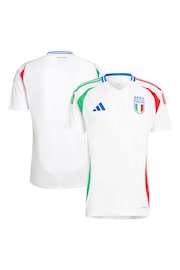 adidas White Italy Away Shirt 2024 - Image 1 of 3