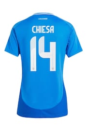 adidas Blue Womens Italy Home 2024 Shirt - Image 3 of 3