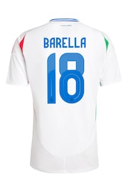 adidas White Italy Away 2024 Football Shirt - Image 3 of 3