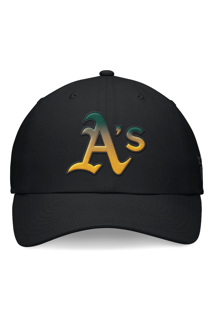 Fanatics MLB Oakland Athletics Pinch Hitter Unstructured Adjustable Black Cap - Image 2 of 3