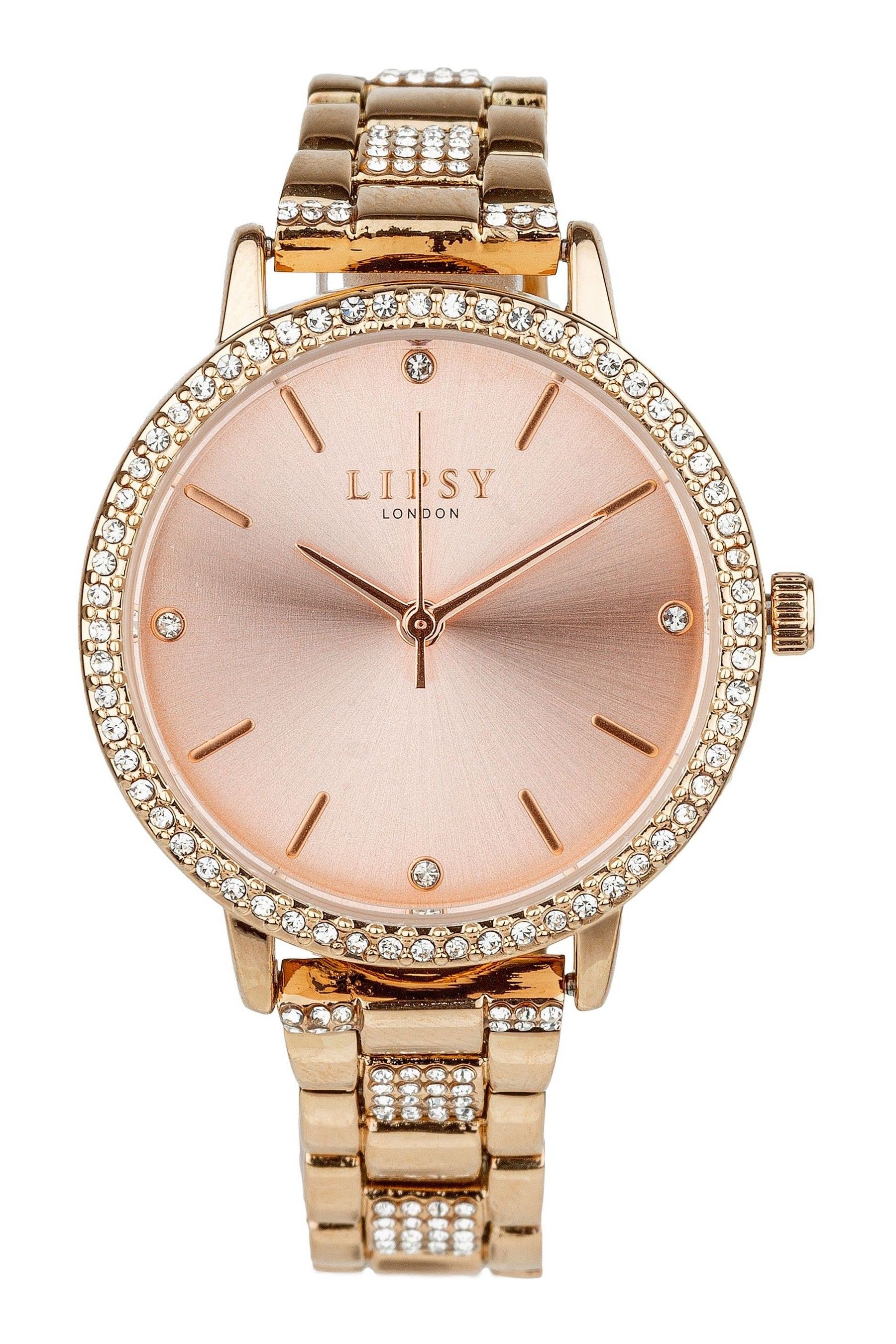 Lipsy london rose gold watch sale
