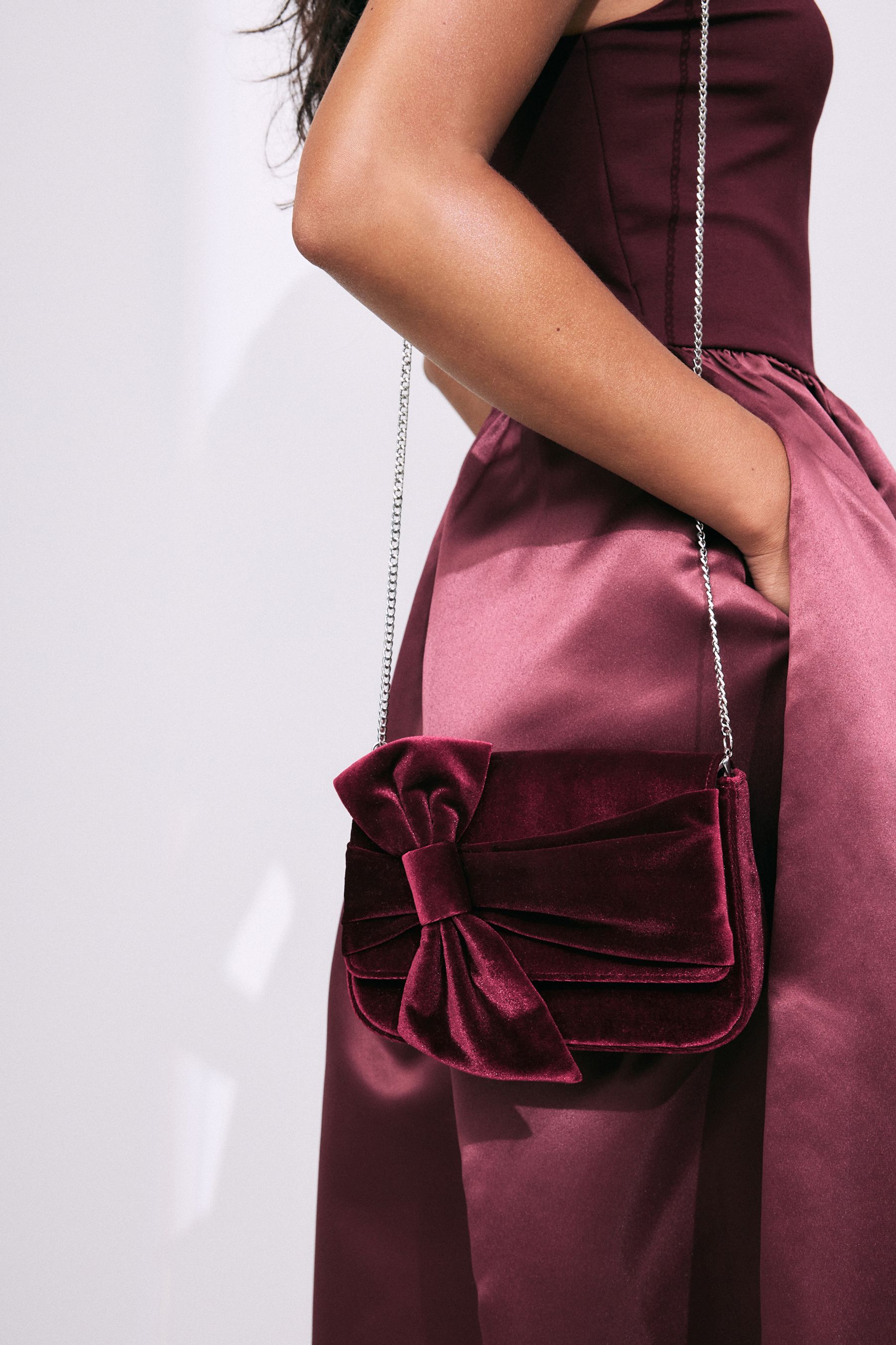 Red clutch bag next deals