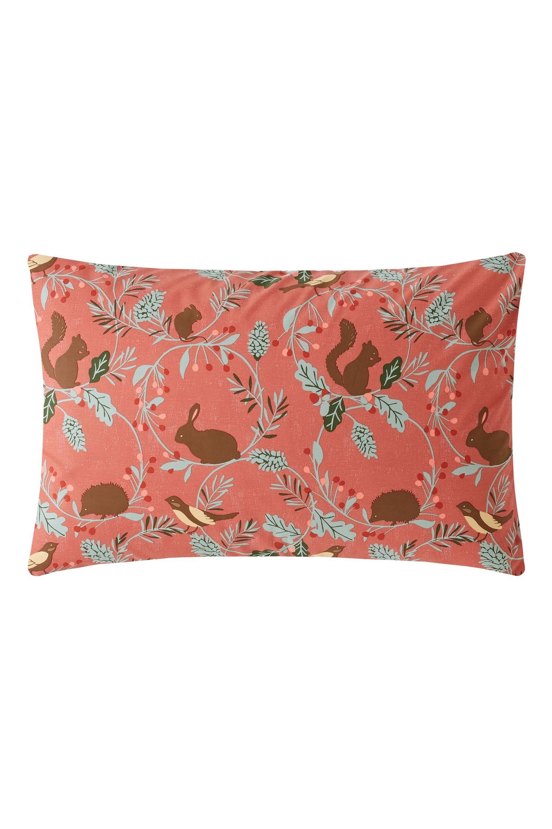 Buy Laura Ashley Crimson Red 100 Cotton Autumnal Woodland Duvet Cover and Pillowcase Set from Next Ireland