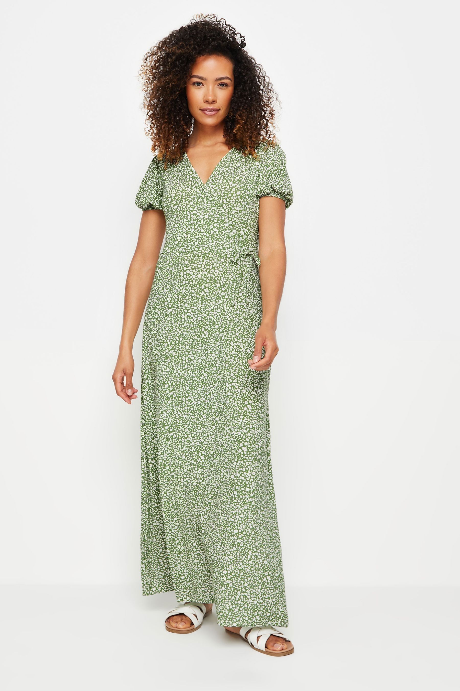 Buy M Co Green Ditsy Print Maxi Dress from Next Ireland