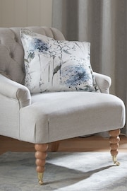 Laura Ashley Smoke Blue Pallington Bloom Cushion - Image 1 of 5