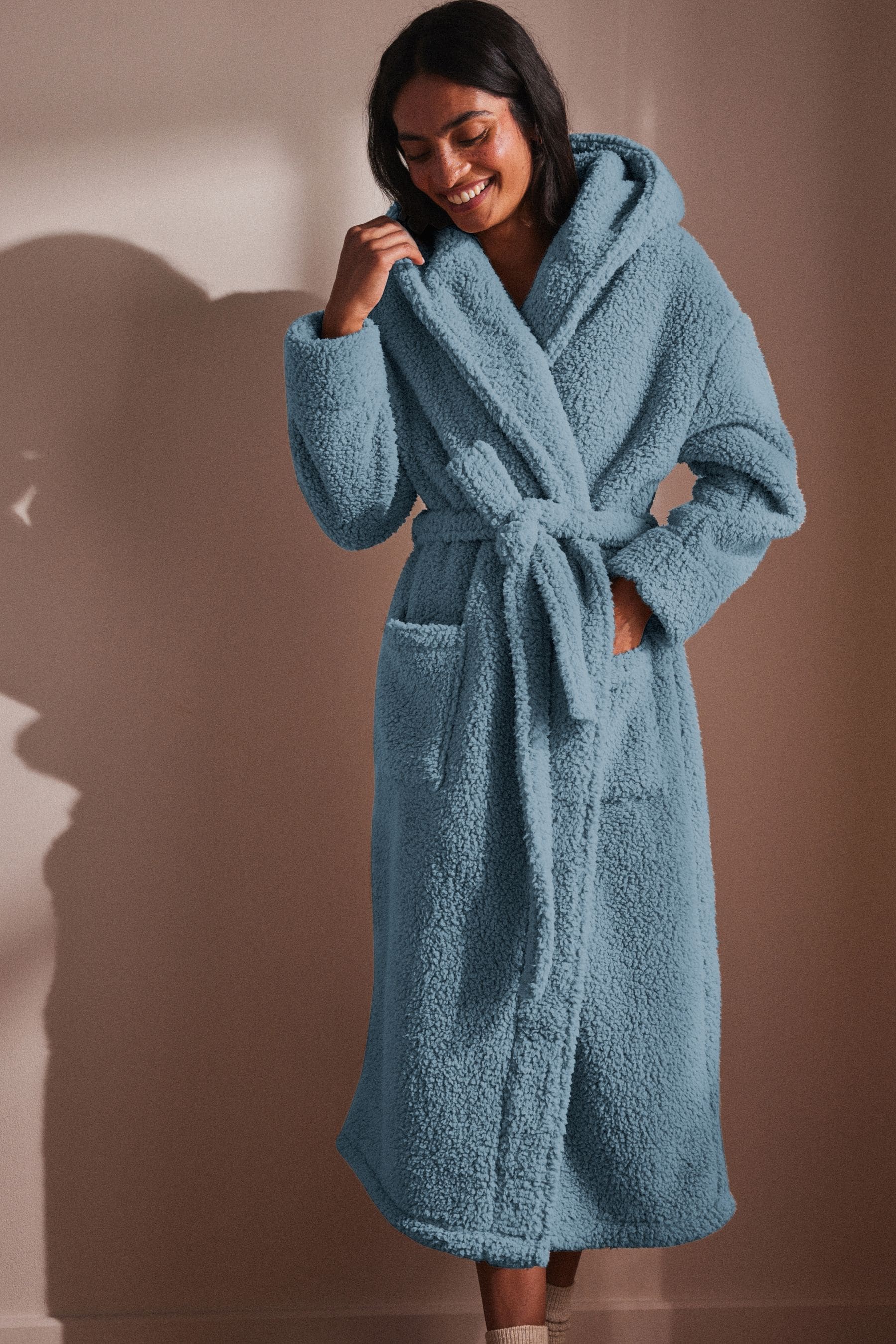 Mens bear dressing gown top
