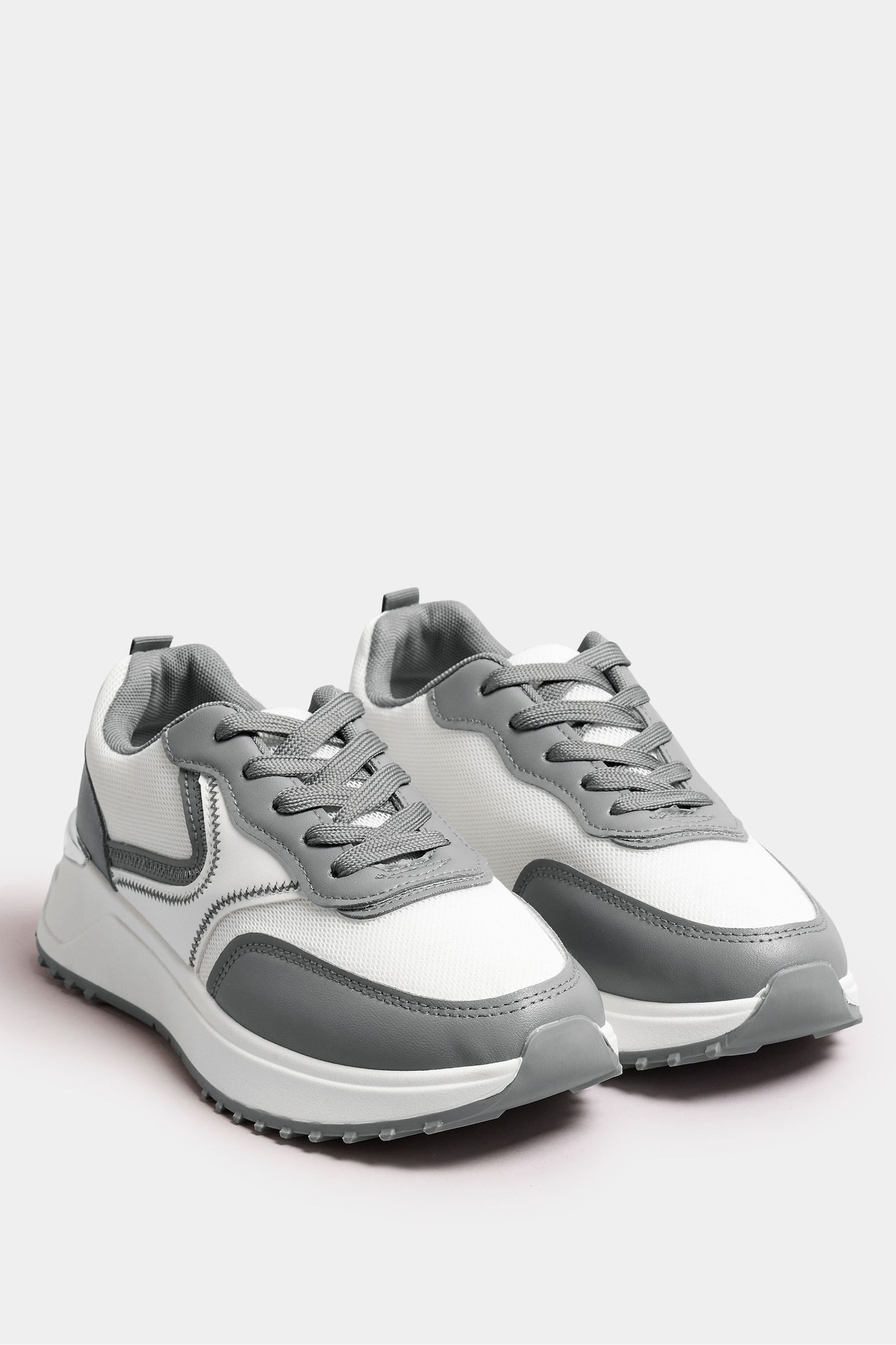 Chunky trainers grey store