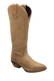 Ravel Natural Leather Mid Calf Boots - Image 1 of 4