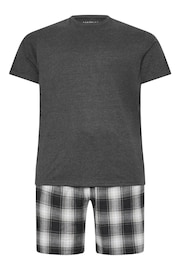 BadRhino Big & Tall Black Camo Shorts and T-Shirt Pyjama Set - Image 1 of 2