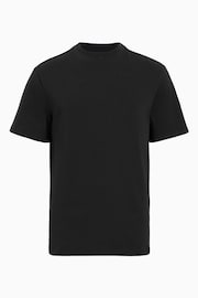 AllSaints Black Nero Short Sleeve Crew T-Shirt - Image 6 of 6