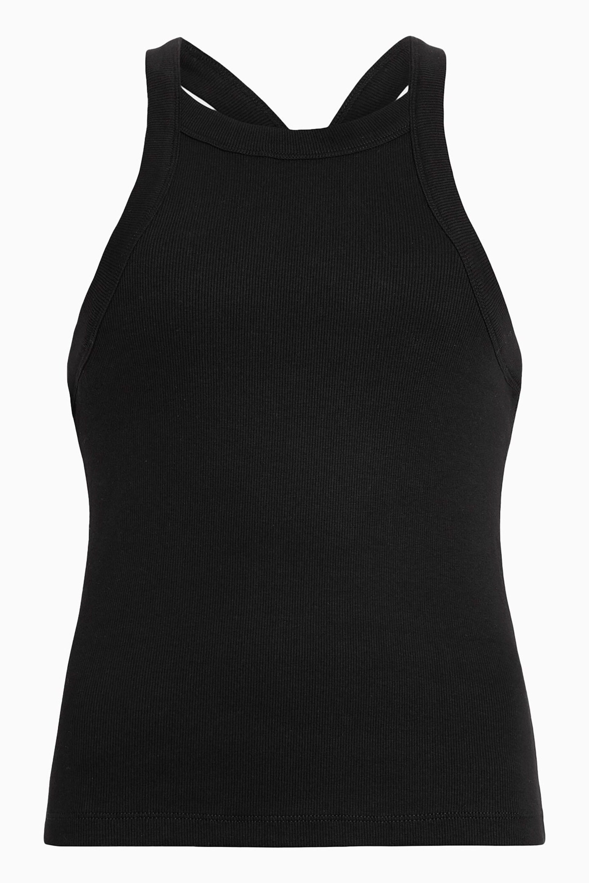 AllSaints Black Sofia Tank - Image 6 of 6