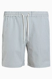 AllSaints Grey Warden Striped Swim Shorts - Image 10 of 10