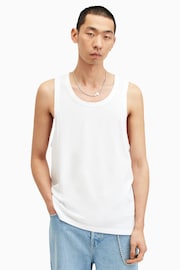 AllSaints White Kendrick Vest - Image 1 of 7