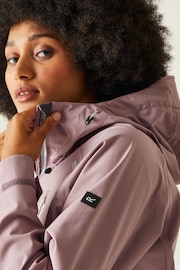 Regatta Pink Womens Birchdale Waterproof Jacket - Image 4 of 7