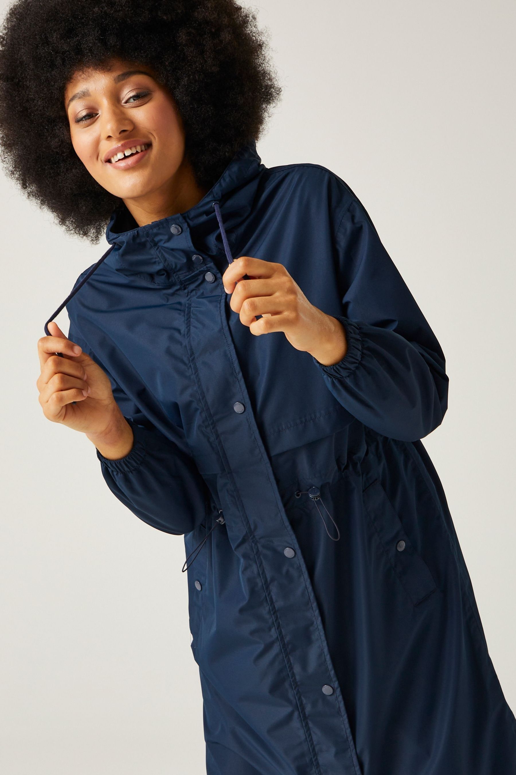 Buy Regatta Blue Nerenda Mid Length Waterproof Jacket from Next Luxembourg