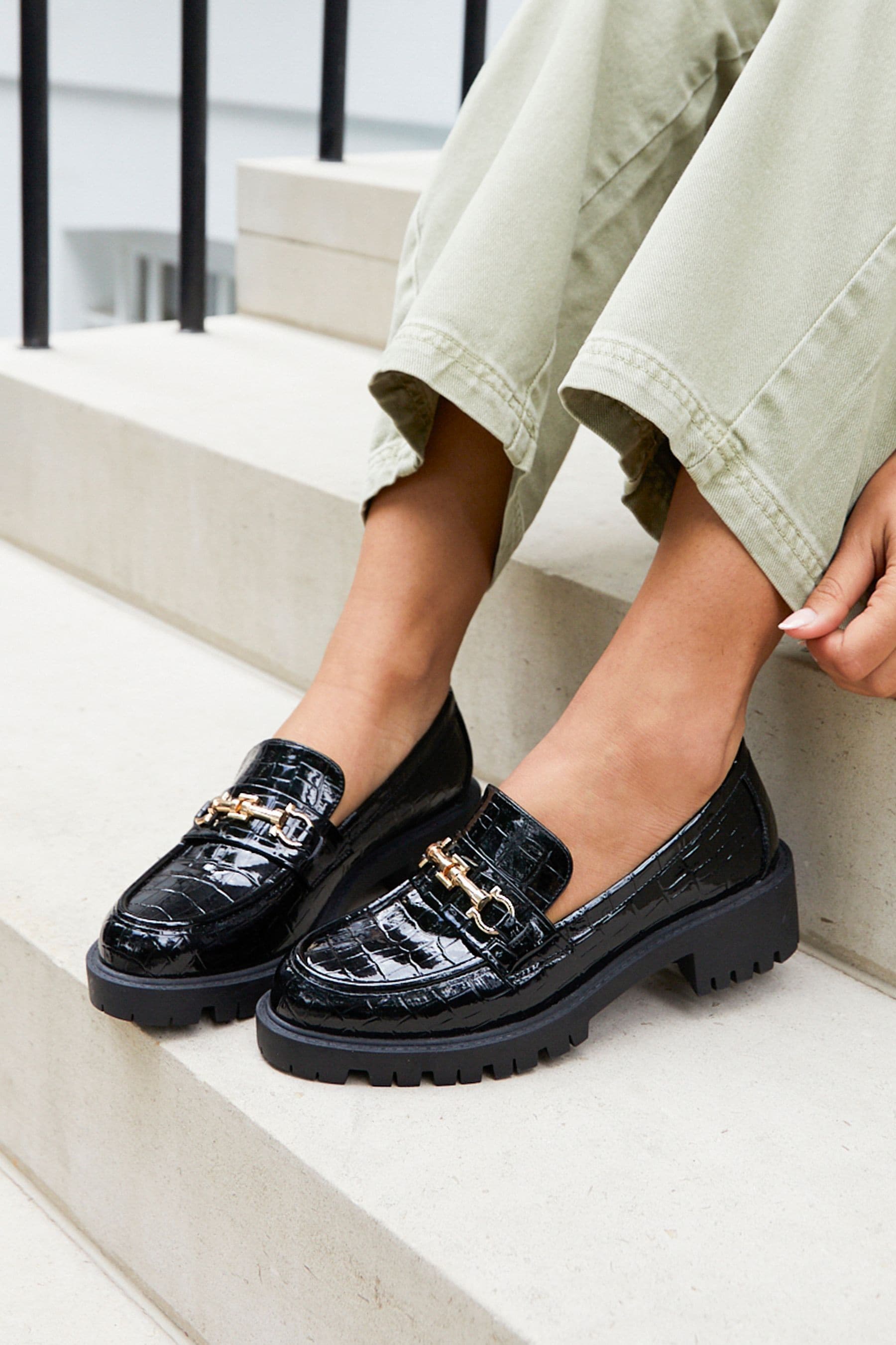 Chunky sole loafers new arrivals
