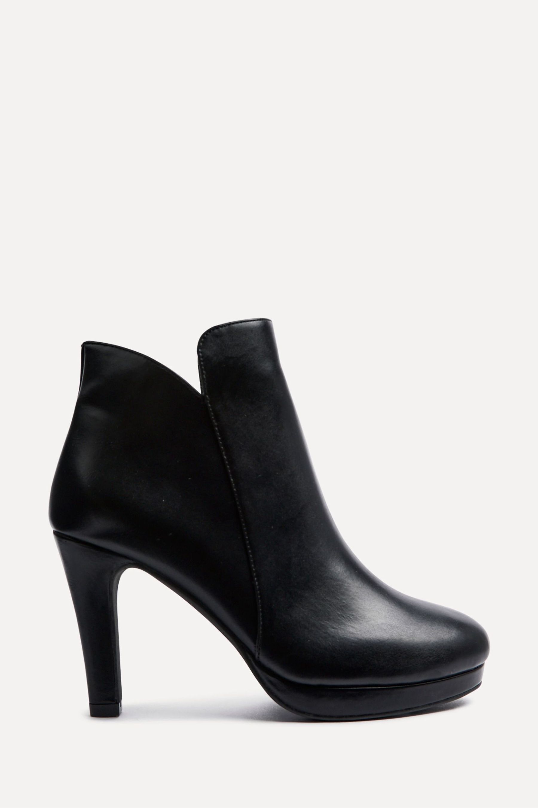 Buy Linzi Black PU Layara Platform Ankle Boots With Stiletto Heels from the Next UK online shop