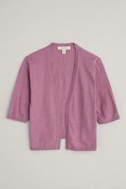 Seasalt Cornwall Pink Maria Organic Cotton Cardigan - Image 4 of 5