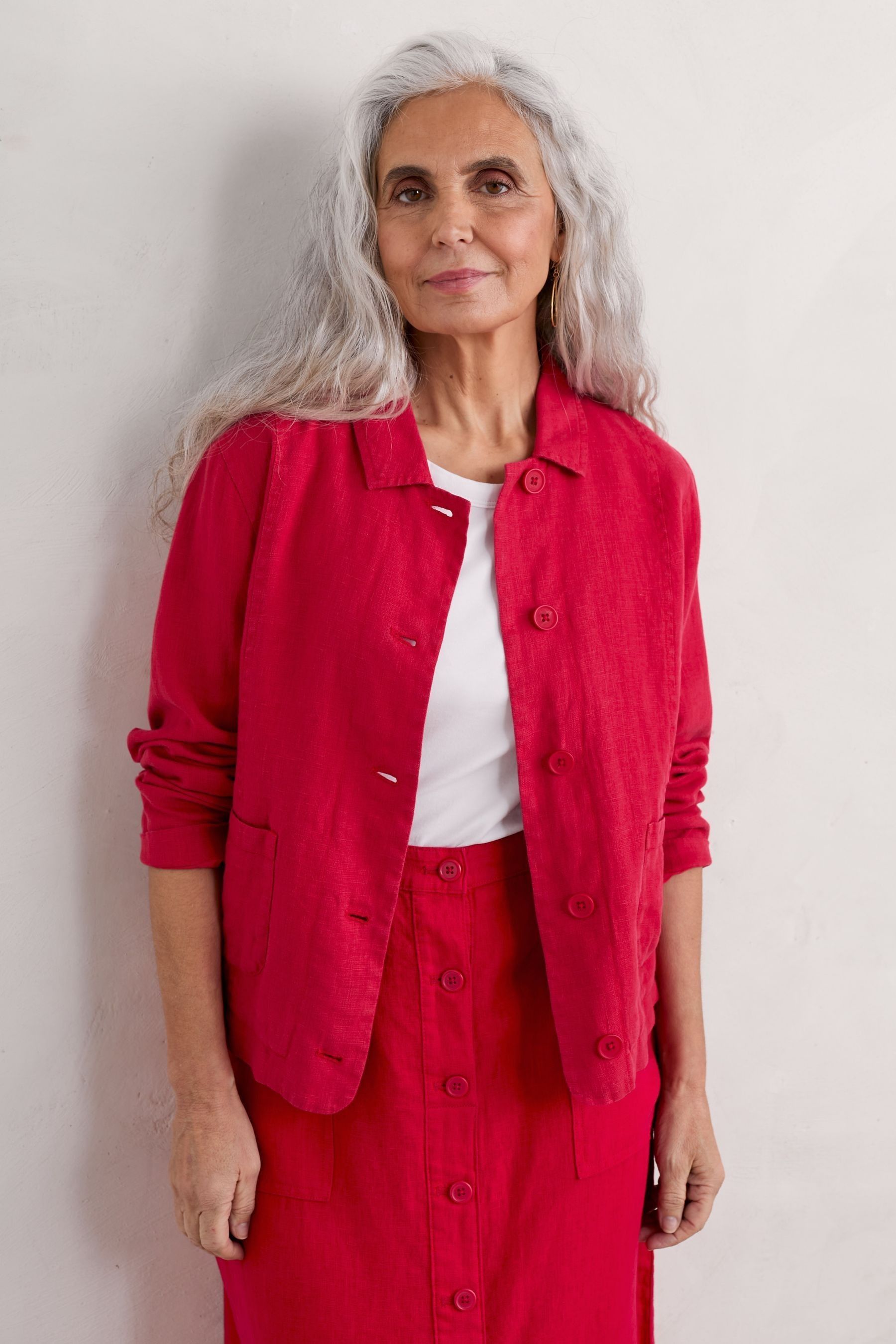 Buy Seasalt Cornwall Red Arame 100 Linen Jacket from Next USA