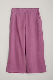 Seasalt Cornwall Pink Merrivale Linen Culottes - Image 4 of 5