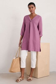 Seasalt Cornwall Pink Golitha Falls Linen Tunic - Image 3 of 5