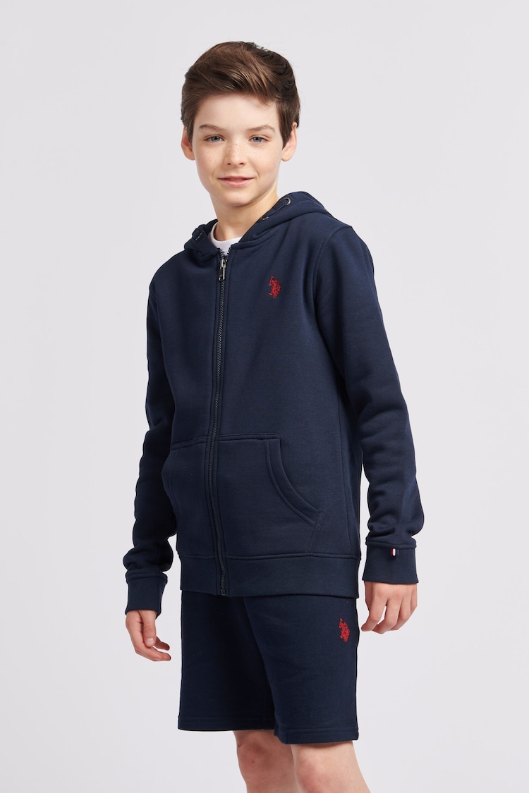 U.S. Polo Assn. Dark Blue Boys Player 3 Hoodie - Image 1 of 8