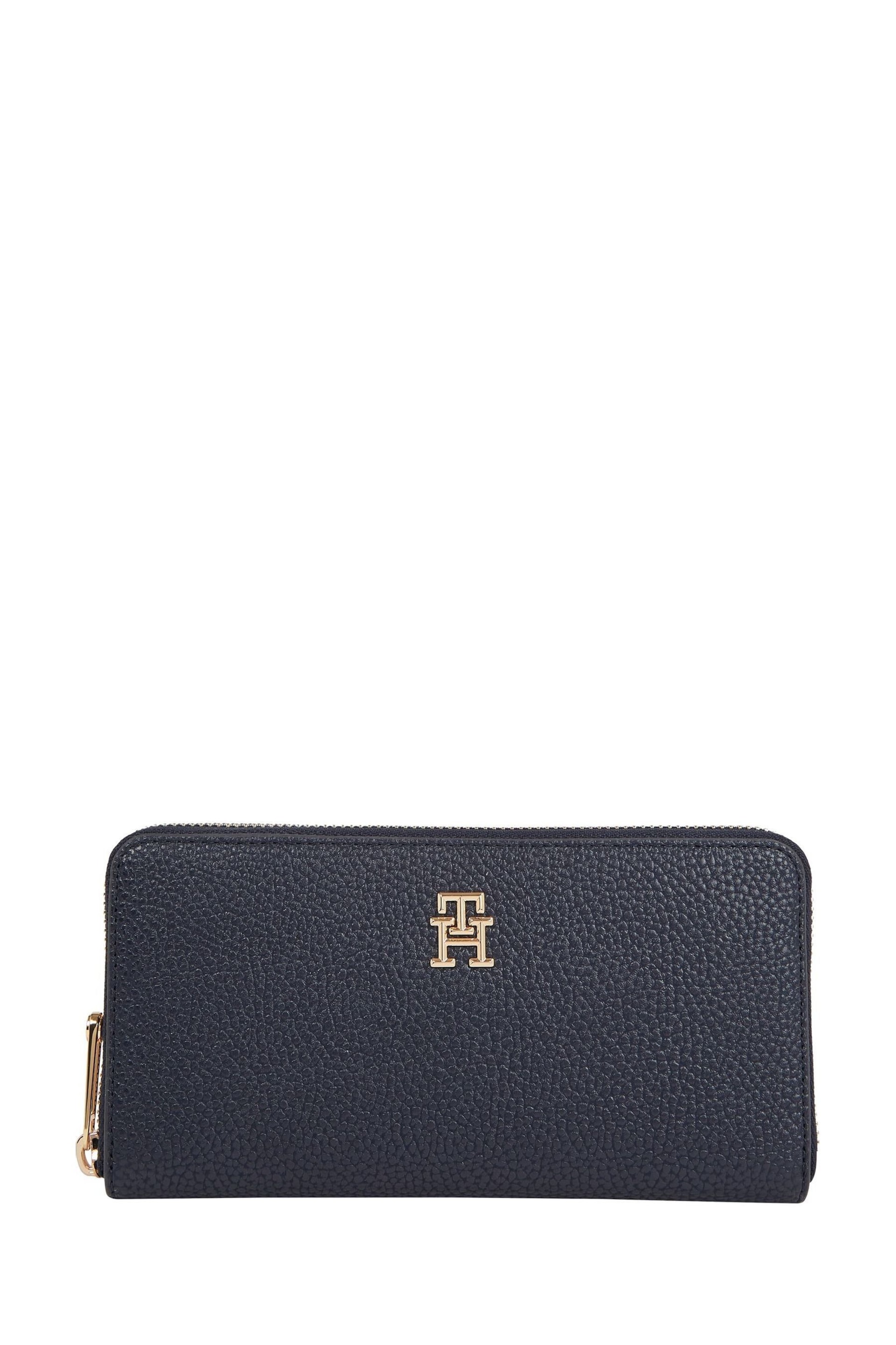 Tommy Hilfiger Emblem Large Logo Black Purse - Image 2 of 3