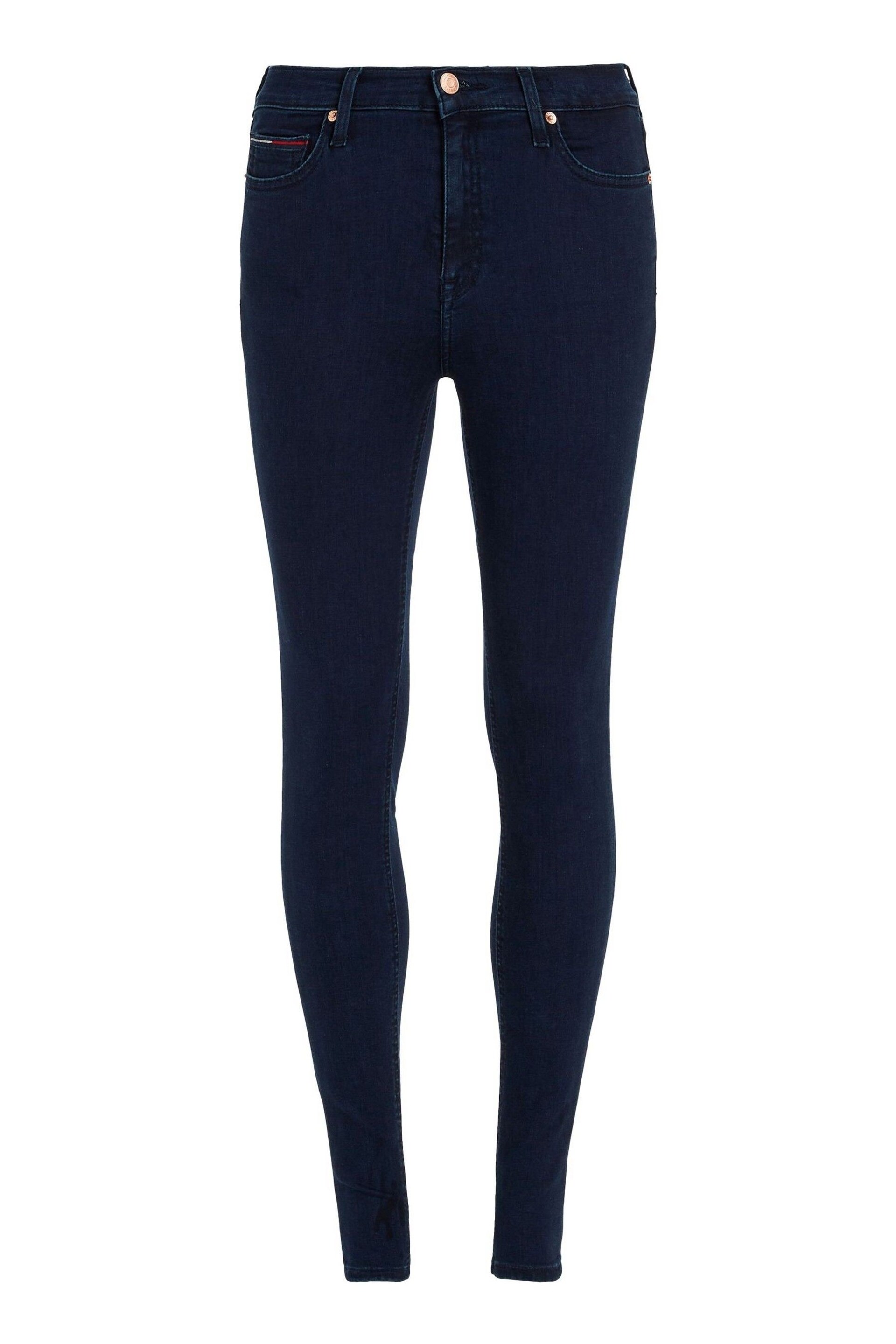 Tommy Hilfiger Blue Nora Dark Wash Skinny Jeans - Image 1 of 3