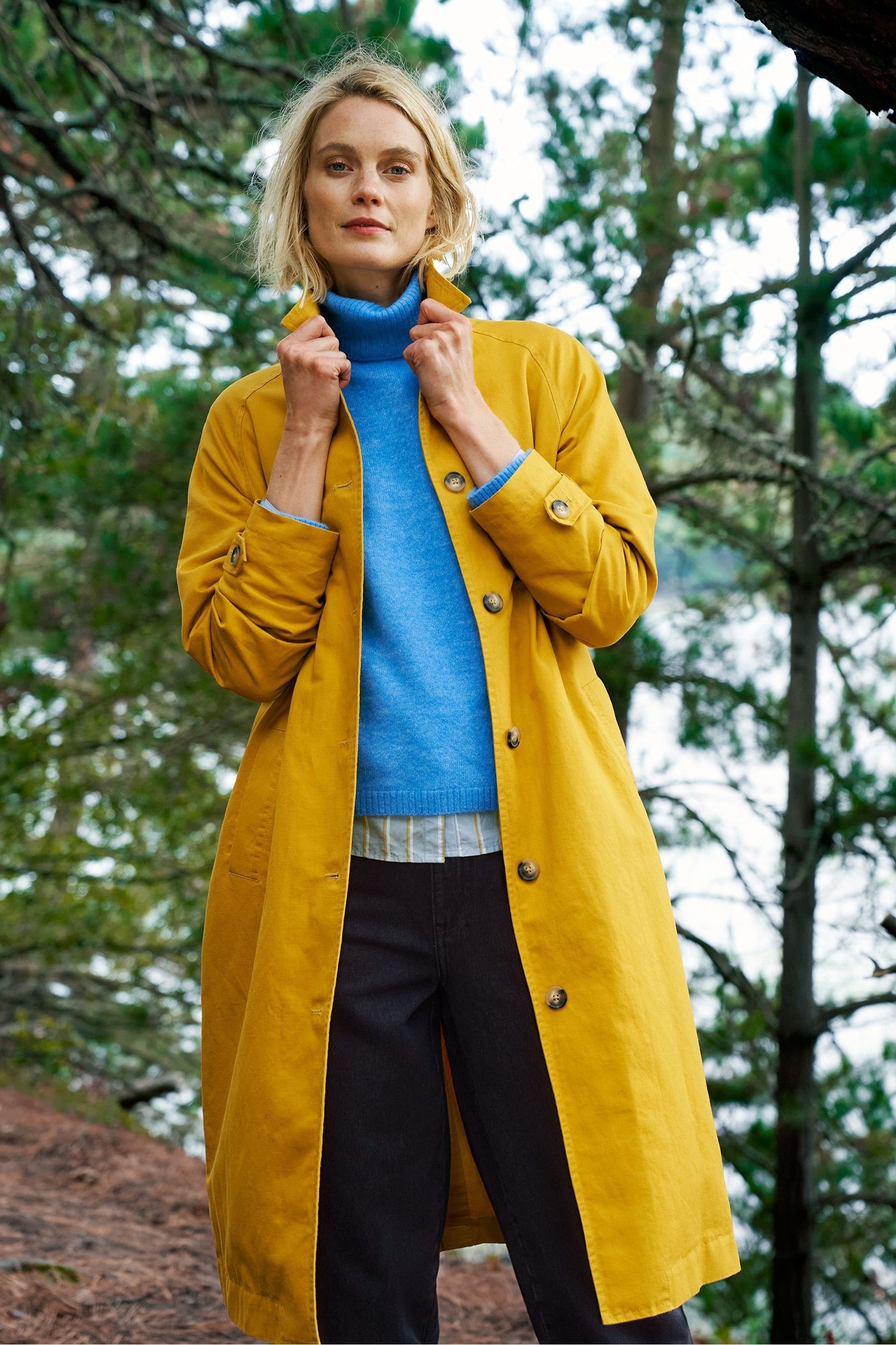 Buy Seasalt Cornwall Yellow Boscastle Cotton Coat from Next Ireland