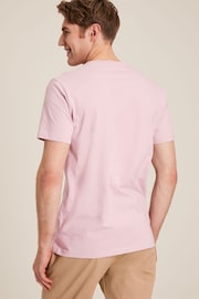 Joules Denton 3 Pack Mixed Colours Crew Neck T-Shirts - Image 4 of 4