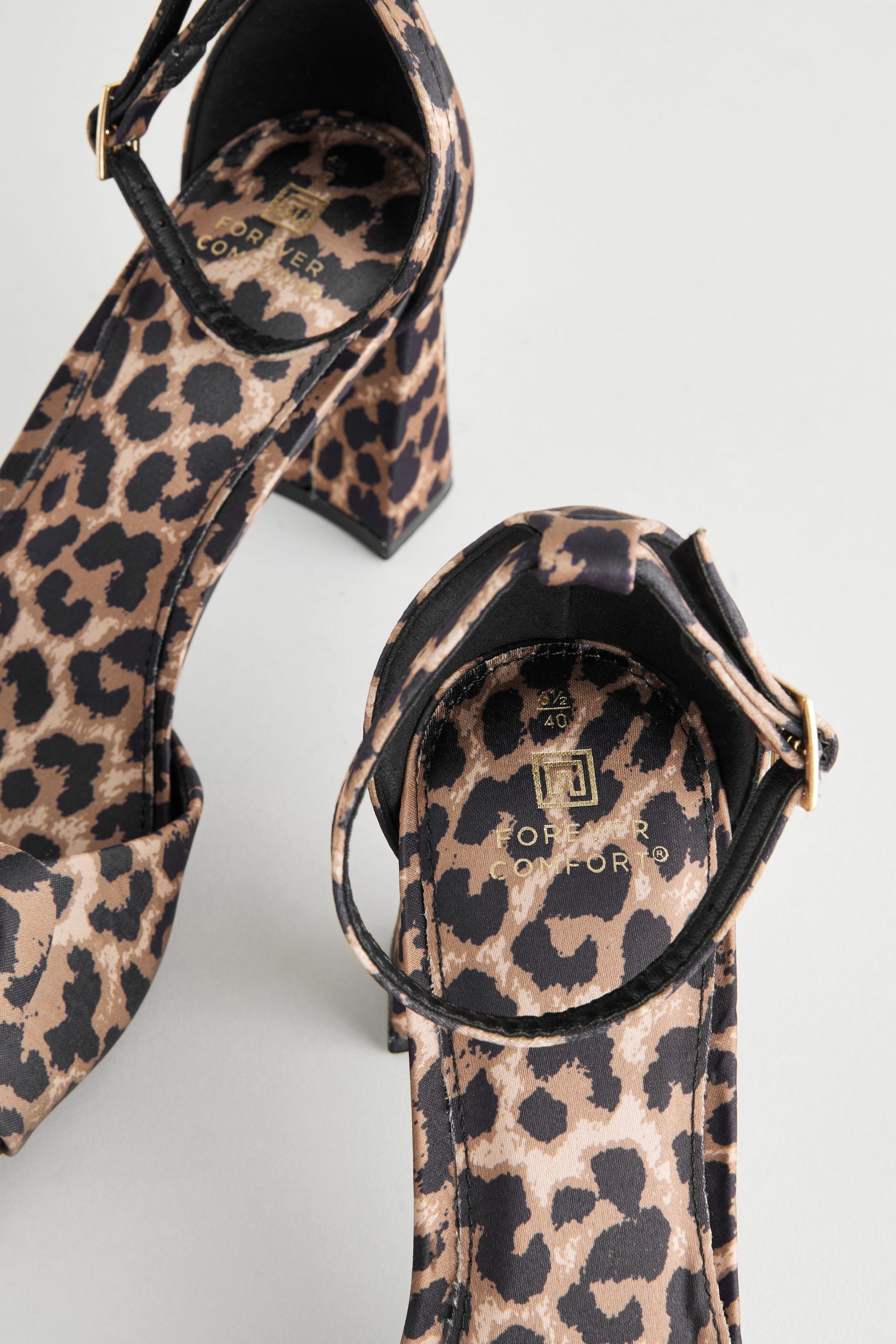 Raid leopard print block heels store