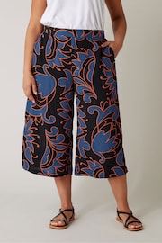 Evans Crepe Wide Leg Culottes - Image 1 of 5