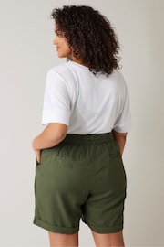 Evans Green Paperbag Waist Shorts - Image 5 of 5