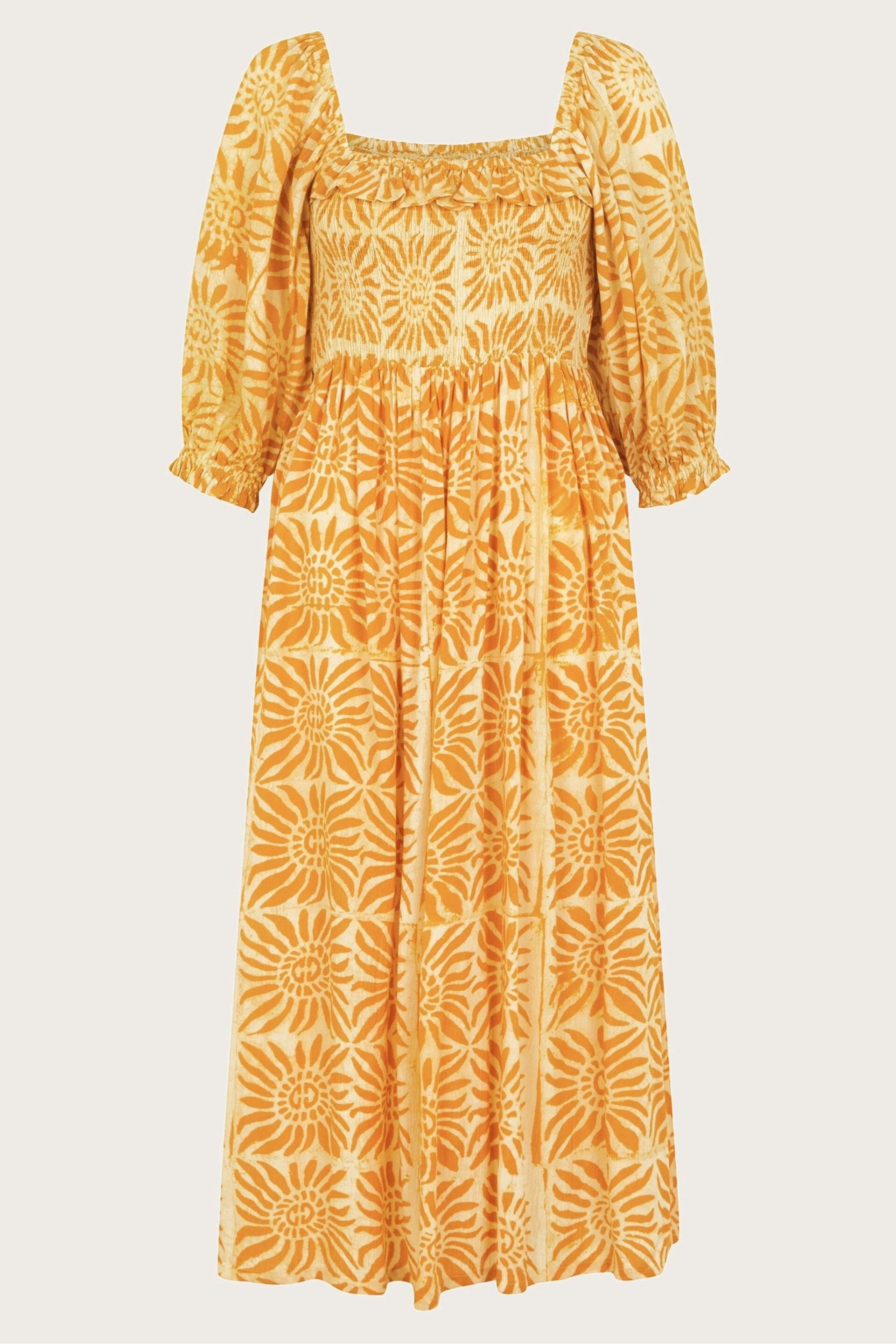 Monsoon Orange Sunny Batik Dye Dress - Image 5 of 5