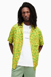 AllSaints Green Leopaz  Shirt - Image 1 of 6