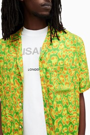 AllSaints Green Leopaz  Shirt - Image 2 of 6