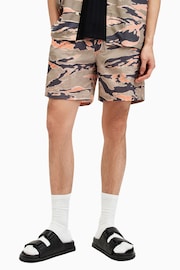 AllSaints Multi Solar Camo Swim Shorts - Image 1 of 9