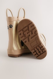 Natural Stripe Dog Handle Pull-On Wellies - Image 4 of 6