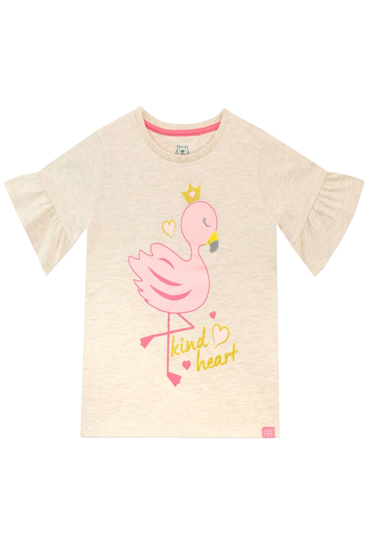 Harry Bear Cream Flamingo T-Shirt - Image 1 of 5