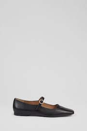 LK Bennett Black Leather Willow Mary Jane Flats - Image 1 of 3